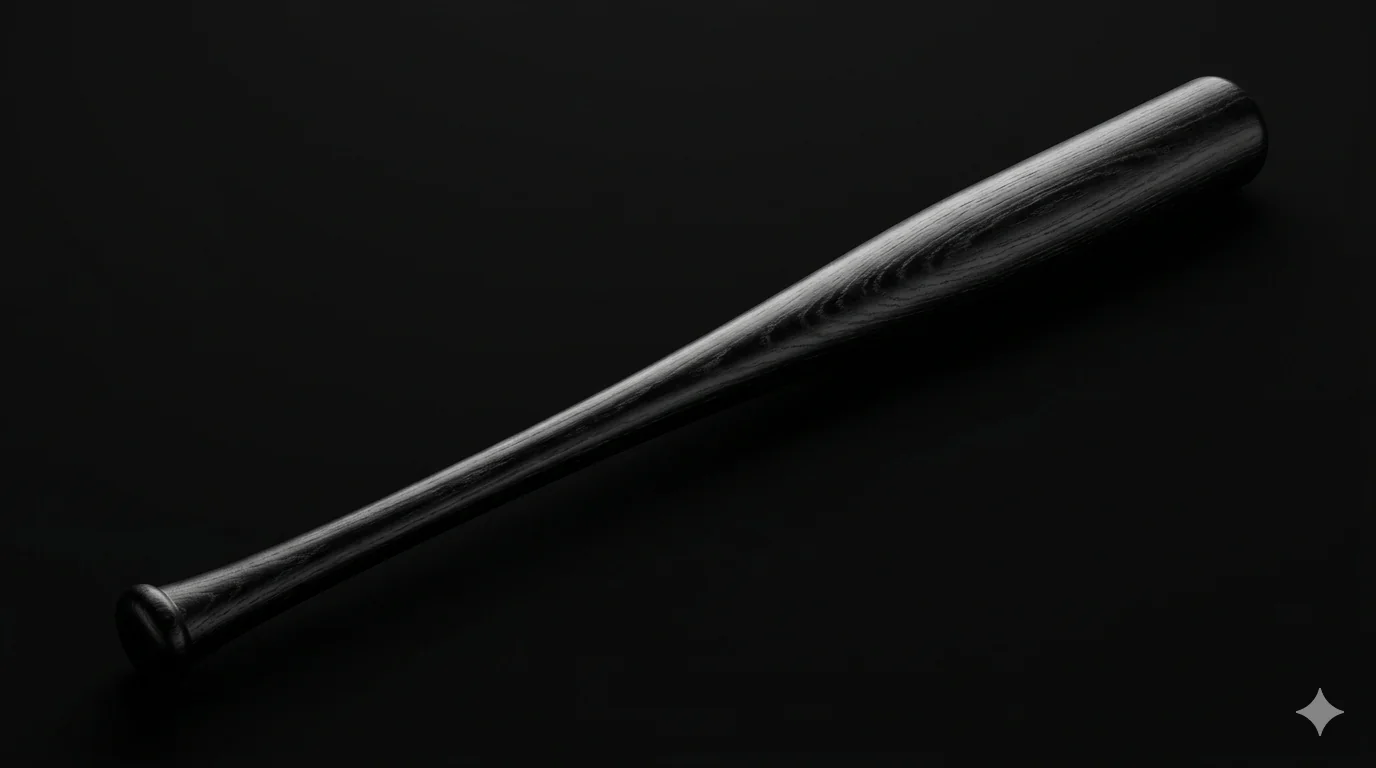JPL Pro Maple Elite bat on dark background